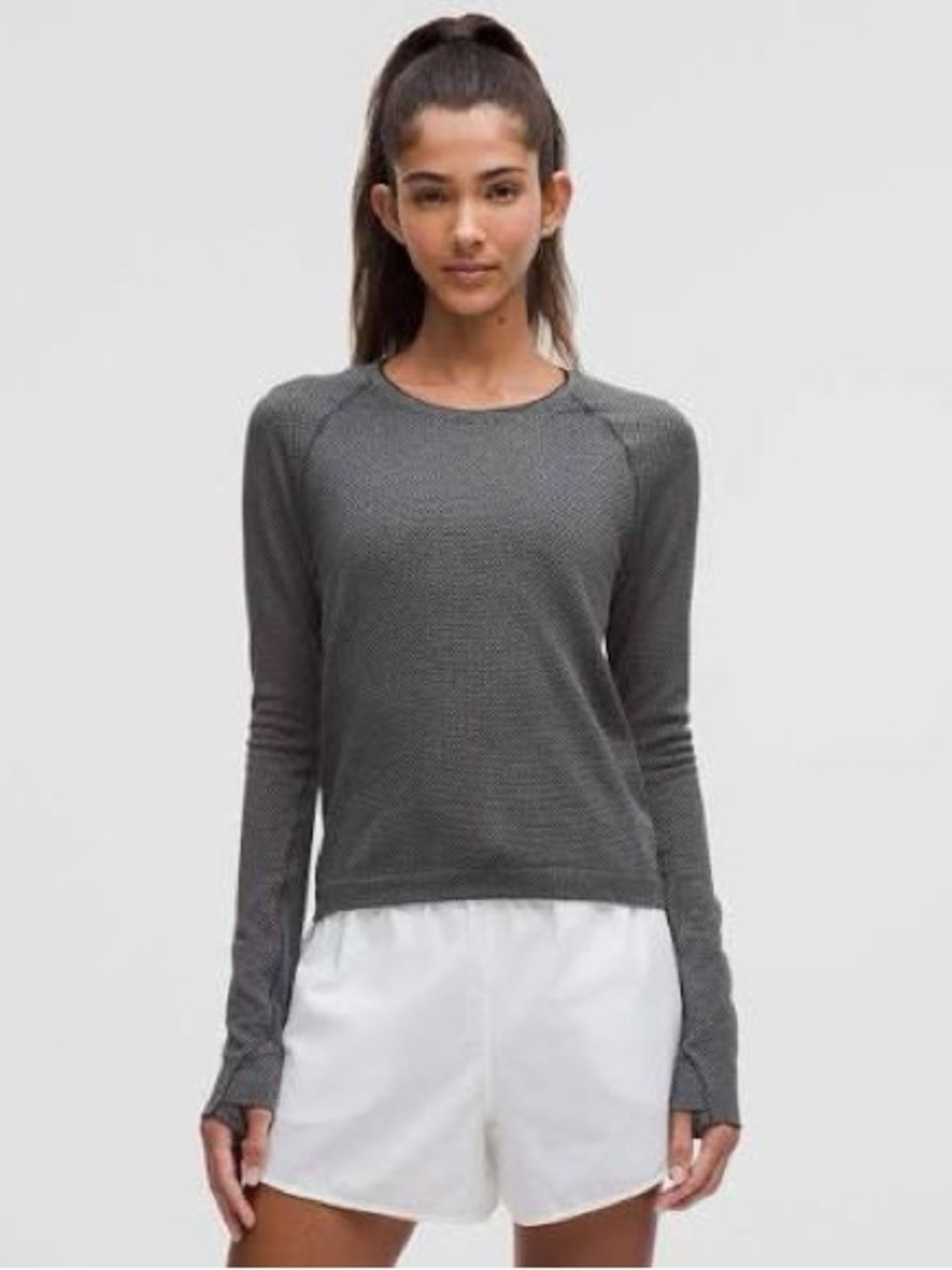 Lululemon Swiftly Tech Long-Sleeve Shirt 2.0 Waist Length *Textured Knit